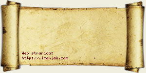 Trnjina Rajkov vizit kartica